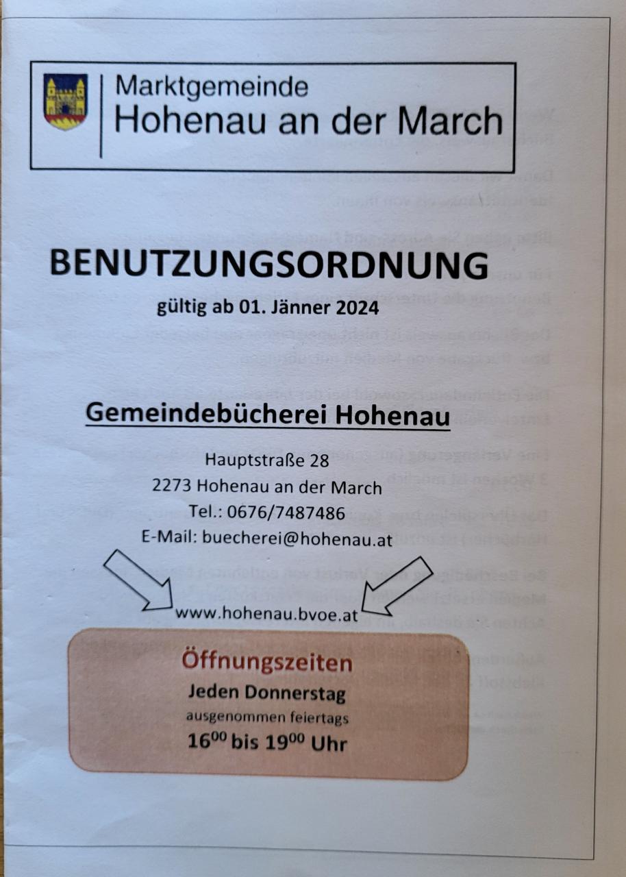 Benutzungsordnung