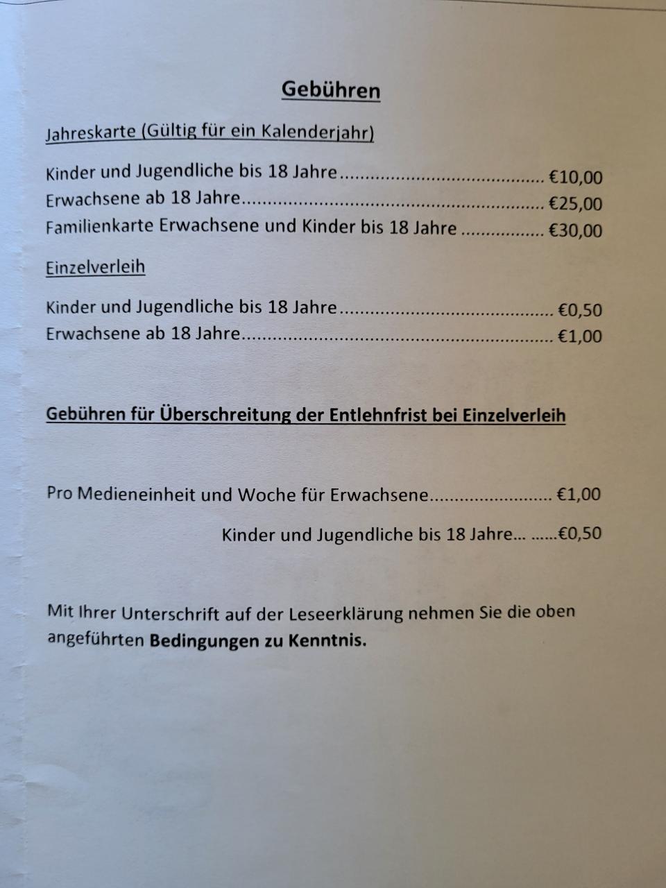 Gebühren